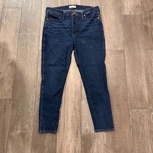 EUC Madewll 10" High-Rise Skinny Jeans -- 33 or 16